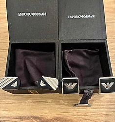 Armani kol düğmeleri 2 çift