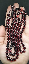 Ateş Kehribar Tesbih 99 Luk Sıfır Ürün