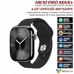 2 kordonlu amoled ekranlı hk10 promax plus siyah