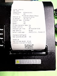 250 EPSON POS FİŞ YAZICI ADİSYON YEMEK SERVİSLERİ RESTORANT LOKANTA CAFE VS. 2900 TL.250