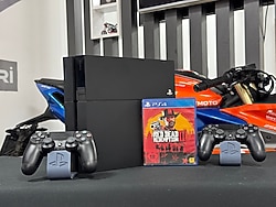 PlayStation 4 Fat 500GB Çift Kol + Red Dead Redemption 2 (RDR 2) Oyun CD’si (İKİNCİ EL)