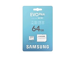 Samsung Evo Plus Microsd Hafıza Kartı 64 GB MB-MC64KA/TR, Sıfır