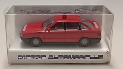 Audi 80 İtfaiye Personel Taşıyıcı 1:87 Rietze Orijinal Kutusunda & Yeni Gibi