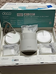 TP-Link Deco X50 3 Pack AX3000 Dual Band Wi-Fi 6 Mesh Router Kutulu