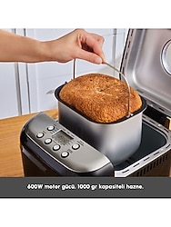 Karaca Bake Compact 19 In 1 Çok Fonksiyonlu Reçel, Yoğurt, Hamur Yoğurma ve Ekmek Yapma Makinesi Inox