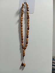 Zeytin çekirdeğinden 33 lük tesbih (10 x 8)