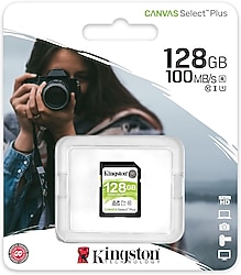 Kingston Canvas Select Plus SDS2/128GB Class 10 UHS-I U3 V30 128 GB Hafıza Kartı OUTLET