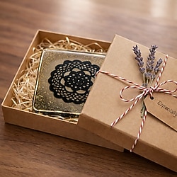 Dantelli Bardak Altlığı 4'lü