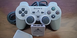 PS1 Gri Gamepad / A Seri / Tam Set