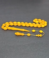 MUHAMMED ERDEN USTA İMZALI SIKMA KEHRİBAR TESBİH