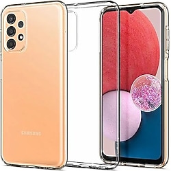 Sıfır Spigen Galaxy A13 Kılıf Liquid Crystal 4 Tarafı Tam Koruma Crystal Clear - ACS04371 telefon kılıfı