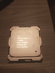 İ7 6800k İşlemci temiz fazla kullanılmadı