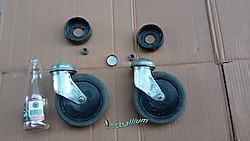 EMES market arabası Tekeri Üstten Rulmanlı 2 adet 3300 mer 125