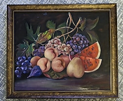 YAGLI BOYA TABLO.MEYVATABAĞI