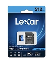 Lexar 633x 512 GB Micro SD Kart