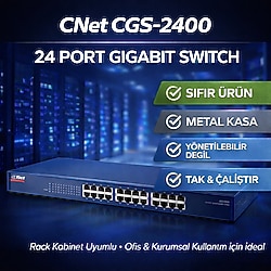 CNet CGS-2400 24 Port Gigabit Switch