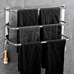 Paslanmaz Çelik Havlu Askısı Tutacağı Gümüş