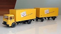 MAN F80 Posta Tandem TIR 1:87 Wiking | Kutusunda & Sıfır