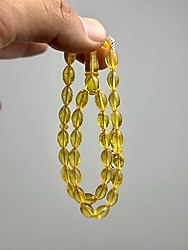 Orijinal Kaya Damla Kehribar Tesbih