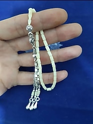 4 Parmak Miniboy Damla Kehribar Tesbih