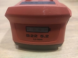 orjinal Hilti B22 5.2 profesyonel kullanım amaçlı 0 ürün kullanılmamış