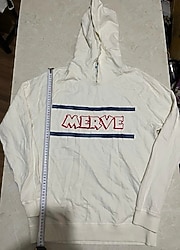 Kanduras merve yazı baskılı kapüşonlu sweatshirt