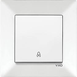 Viko Meridian Light Zil Anahtarı Beyaz