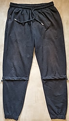 TRENDYOL MAN Siyah Erkek Regular Fit Beli ve Paçası Lastikli 3 Cep Eşofman Altı