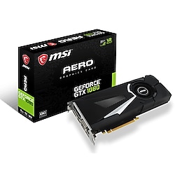 MSI GeForce GTX 1080 AERO 8G OC 8GB GDDR5X 256Bit DX12 Nvidia Ekran Kartı