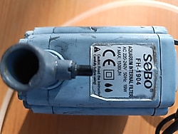 SOBO akvaryum iç filtresi fh-1904 sağlam çalışır durumda 50 Hz 19W 1500 L/H alana hayırlı olsun göründüğü gibi verilecek