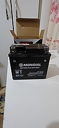 Mondial Orjinal Çıkma Akü 1 Yıllık 12 Volt 5 Amperlik