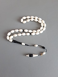 Usta imzalı abanozlu Narçıl tesbih