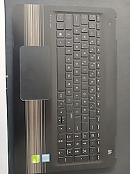 HP PAVİLİON 15-AU11NT KLAVYE ÜST KAPAK - TOUCHPAD DAHİL İKİNCİ EL