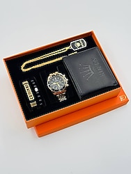 Rolex orijinal çelik saat cüzdan takım