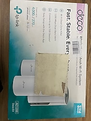TP-Link Deco E4 (3-Pack) | Wi-Fi 5 Mesh Sistemi | AC1200 Mbps Hız | Fiber Uyumlu