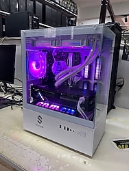 RYZEN 5 5600X A520 ANAKART MSİ 16GB RAM MİNİ AKVARYUM KASA