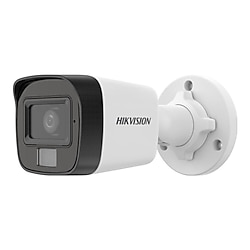 HIKVISION 2Mpix, 2,8mm Lens, H265+,20Mt Gece Görüşü, Hybrid Light, SD Kart,Dahili Mikrofon, PoE, Bullet IP Kamera