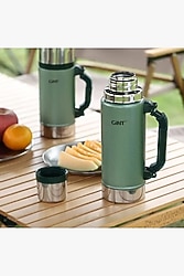 GİNT TERMOS 2.2 Litre Paslanmaz ÇELİK - Yeşil Renkli