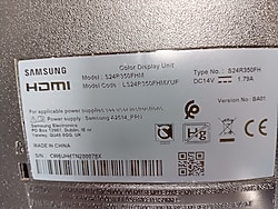 240 SAMSUNG S24R350FHM MONİTÖR AYAK 1000 TL.240