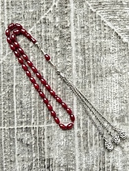 Koleksiyonluk Sıkma Kehribar Tesbih