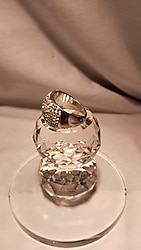 YÜZÜK,SAVAROVSKİ TAŞ BEZEMELİ ÇOK ZARİF YÜZÜK 157