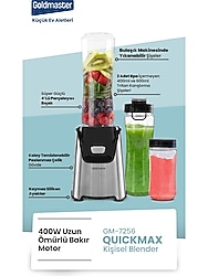 Goldmaster GM-7256 Quickmax 400 W Kişisel Blender