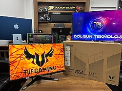 Asus TUF Gaming VG249Q5A 23.8 inç FHD 0.3 ms IPS 200 Hz Oyuncu Monitörü (İKİNCİ EL)