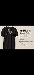 ✨ FENERBAHÇE Logolu Tişört ✨   Yeni – Sıfır Ürün   Havalı ve nefes alan kumaş   Günlük kullanıma uygun, rahat kesim   Pu