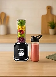 Yasomi BL019 Retro Smoothie Blender Siyah (Yasomi Türkiye Garantili)