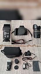 Canon 550D + 17-50mm Tamron Lens