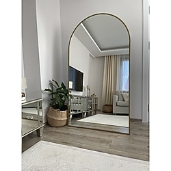 Boy aynası Gold metal çerçeveli 180 x 100