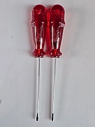 Tornavida asetat saplı 3x100 düz ve yıldız