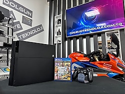 PlayStation 4 Fat 500GB Tek Kol + Gta 5 Oyun CD’si (İKİNCİ EL)