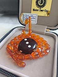 Patinli Zar Kehribar Tesbih